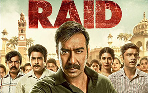 Ajay Devgan in Bollywood movie, Raid